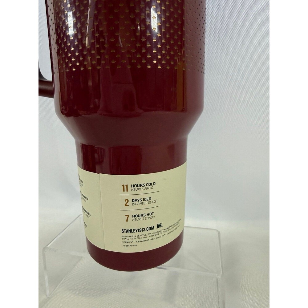 STANLEY × CALIA EXCLUSIVE 40oz FlowState Quencher H2.0Tumbler Red Nectar - Picture 4 of 7